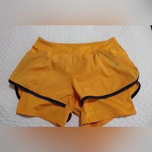 Gymshark Shorts Womens S Orange Speed 2-in-1 Lightweight Horizon Orange Running